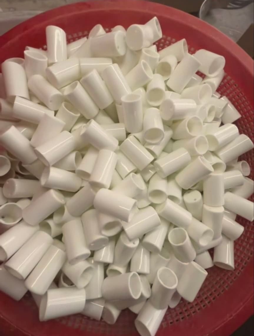 Precision-machined alumina ceramic valve bushing