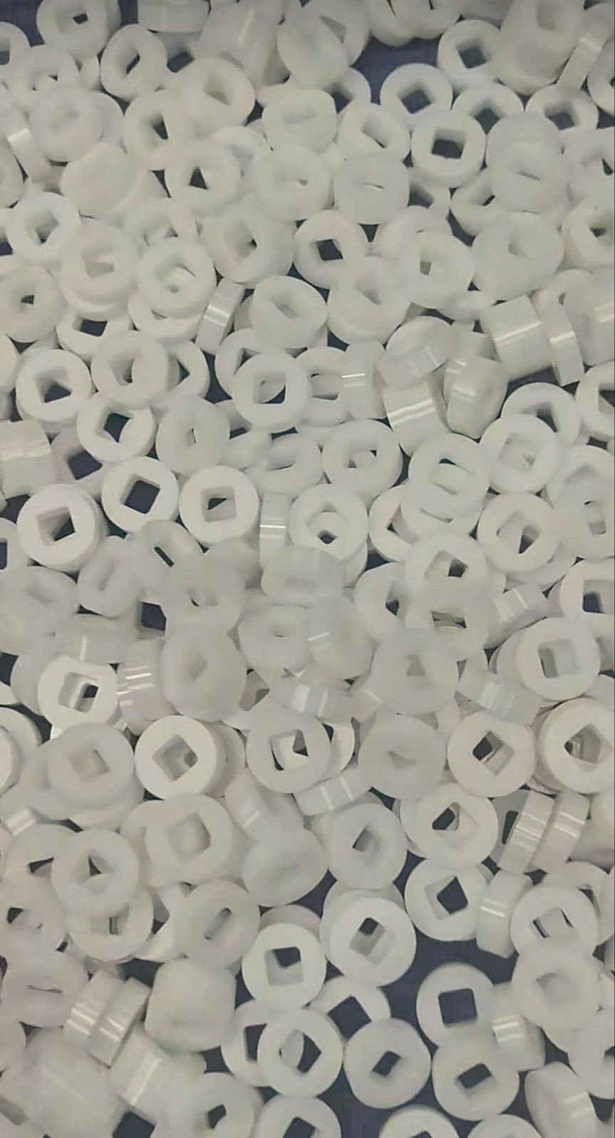 Precision-machined alumina ceramic valve rings