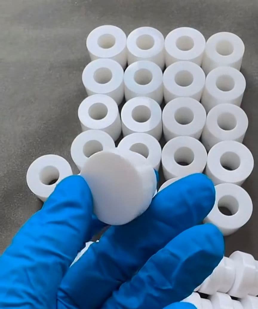 High hardness ceramic wear rings